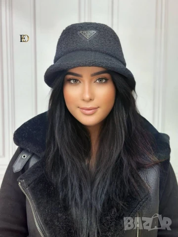 пухени шапки prada christian dior gucci , снимка 14 - Шапки - 51393742