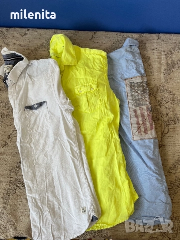 Страхотни мъжки ризи С/М размер като нови, снимка 2 - Ризи - 51652041