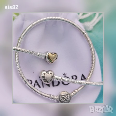 Сребърни гривни с печат Pandora 