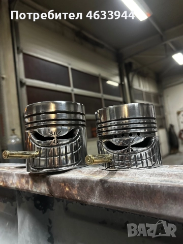 Ръчноизработени пепелници от автомобилни/тирови бутала, снимка 15 - Части - 52555744