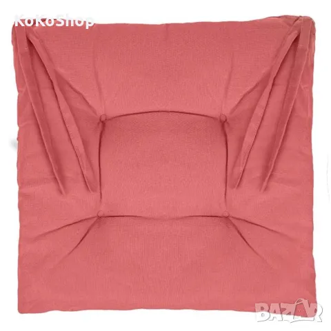 Розова възглавница  за стол-38х38х5 см./декоративна възглавница, снимка 3 - Възглавници - 49689165
