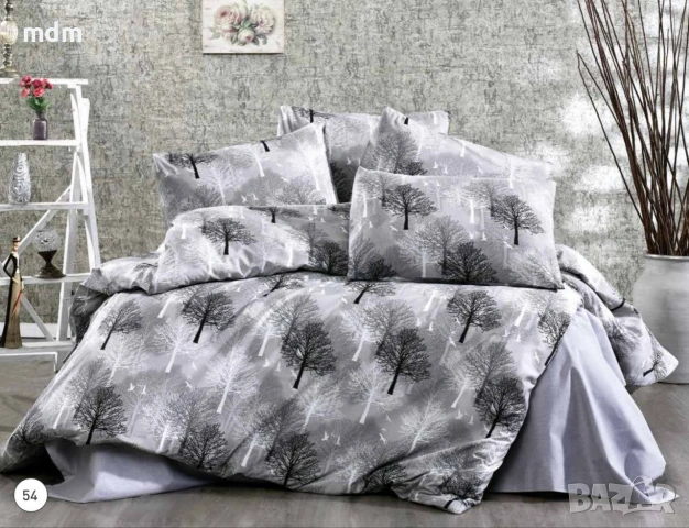 Марка VALDİVİA луксозен двоен ранфорс спален комплект 100%памук- 25 €, снимка 4 - Спално бельо - 53541038