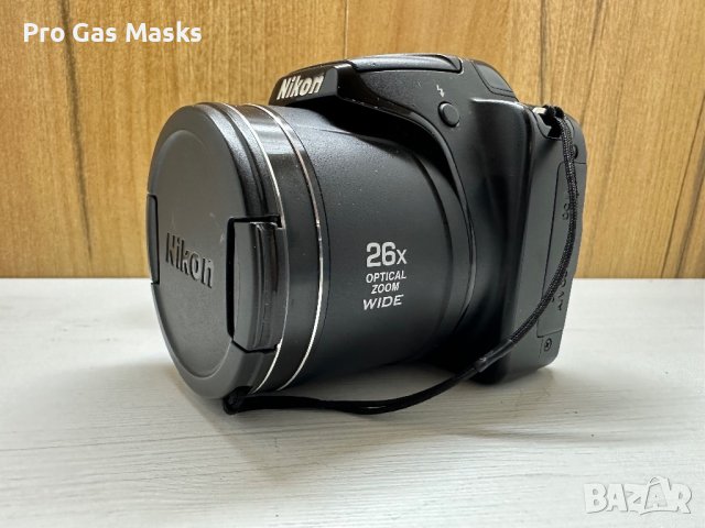 Професионален фотоапарат Nikon Coolpix L200 само за 200 лв. Перфектен с чанта и мемори карта. , снимка 4 - Фотоапарати - 43542520