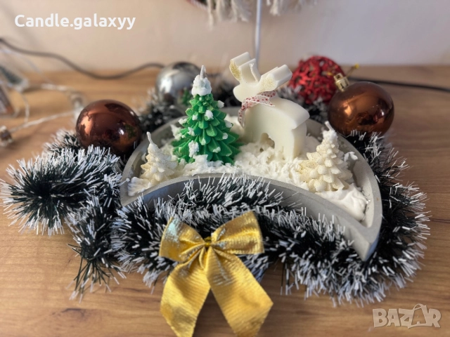 Коледна Свещ, снимка 4 - Декорация за дома - 52583606