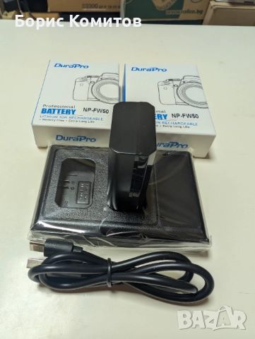 DuraPro NP-FW50 NP FW50 NPFW50 батерия за Sony, снимка 3 - Батерии, зарядни - 51692757