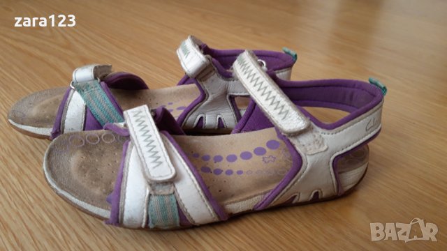Кожени сандали Clarks, 28,5ти номер, снимка 7 - Детски сандали и чехли - 33649052