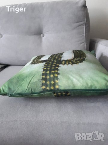 Калъфка за декоративна възглавница 45х45 Кактус, снимка 4 - Възглавници - 33470580