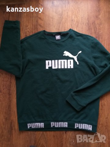 PUMA Amplified Crew - страхотна мъжка блуза КАТО НОВА, снимка 5 - Спортни дрехи, екипи - 35626255