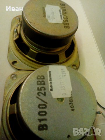 Широколентови говорители b100/25bb, снимка 3 - Тонколони - 32293653