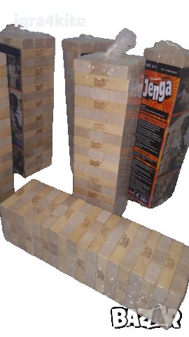 Дървена Дженга Кула с 54 блокчета JENGA HASBRO, снимка 2 - Образователни игри - 26162107