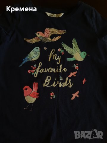 блузки за момиче, ръст 110/116, 6 бр-20лв общо, снимка 4 - Детски тениски и потници - 36810320