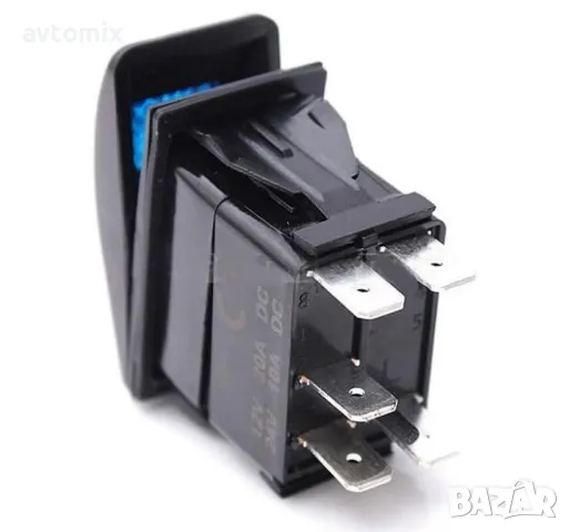 Моментен, самовъзвратен бутон за вграждане за лебедка, 12-24V, снимка 5 - Аксесоари и консумативи - 49749546