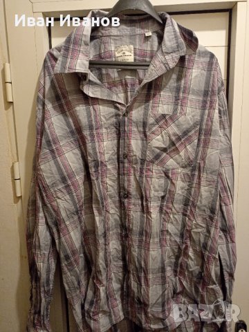 Оригинална мъжка риза Tom Tailor - размер ХХЛ - 10лв