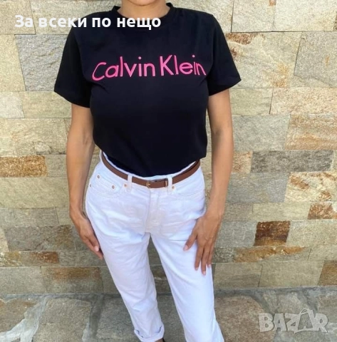 Calvin Klein Унисекс Тениска👚👕Мъжка Тениска Келвин Клайн 👕Дамска Тениска - 3 Модела Код LFS579, снимка 3 - Тениски - 51835522