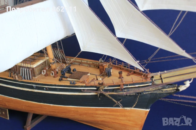 Макет на ветроходен кораб – клиперът Cutty Sark, снимка 10 - Колекции - 50425660