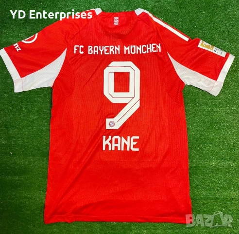 Футболна Тениска на Байерн Мюнхен – Хари Кейн №9 | Player Version, снимка 2 - Футбол - 53170176