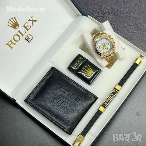 💥🆕Rolex уникални мъжки подаръчни комплекти / различни цветове🆕💥, снимка 11 - Бижутерийни комплекти - 43573552