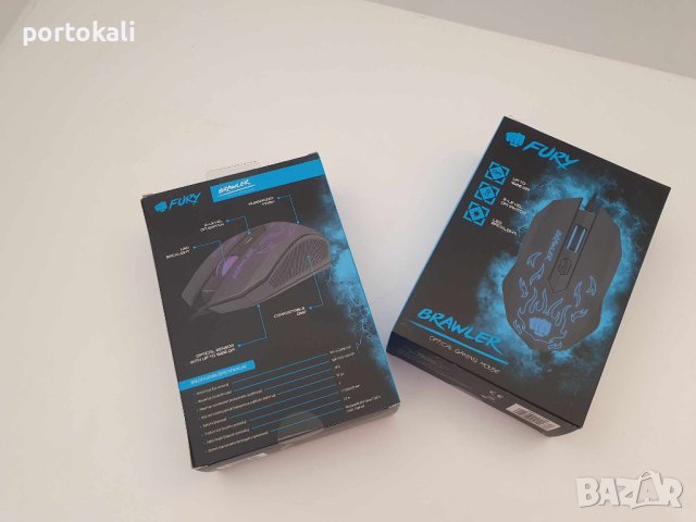 Геймърска мишка FURY BRAWLER, снимка 3 - Клавиатури и мишки - 43224956