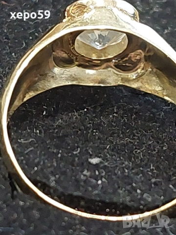 Дамски златен 14 каратов пръстен с брилянт 1,15 карата, снимка 18 - Пръстени - 53074005