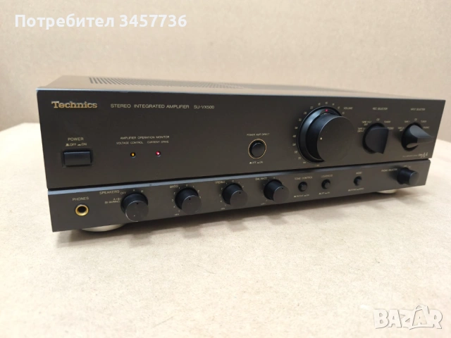 Стерео Усилвател Technics SU-VX500 Made in Japan, снимка 2 - Ресийвъри, усилватели, смесителни пултове - 53529911