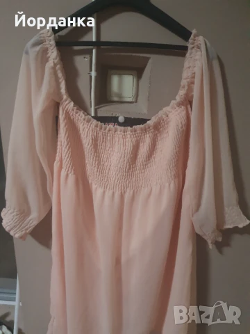 Здравейте, продавам дамска рокля ,в праскова, снимка 3 - Рокли - 50867296