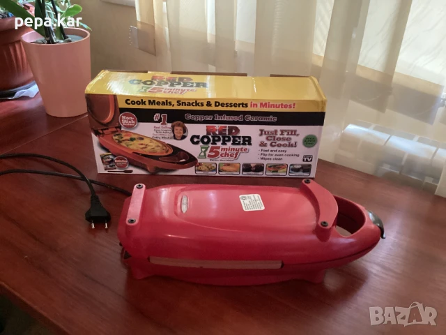 Red copper уред за готвене,фурничка,тостер,тиган 3/1