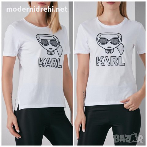 Дамска тениска Karl Lagerfeld, снимка 1 - Тениски - 32439910