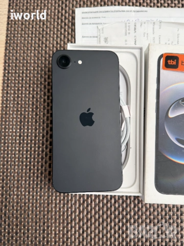 НОВ❗️ 24м Гар❗️ iPhone 16Е ❗️Лизинг от 16Е/мес ❗️black 128 gb❗️ черен ❗️100% бат, снимка 4 - Apple iPhone - 53455249