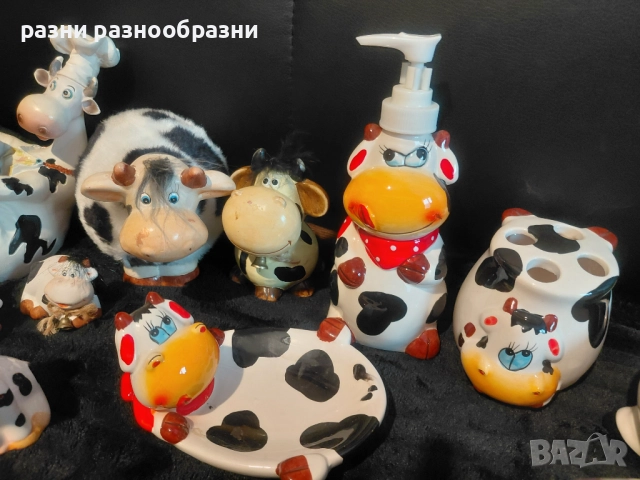 Колекция от фигурки на крави, снимка 3 - Колекции - 51989345