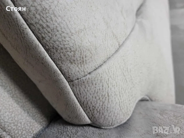 ПРОМОЦИЯ!!! Светло сив ъглов диван от плат PP-HS10002, снимка 5 - Дивани и мека мебел - 52826945