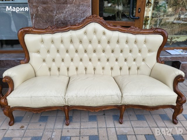 Италианска барокова холна гарнитура 032, снимка 11 - Дивани и мека мебел - 43813968