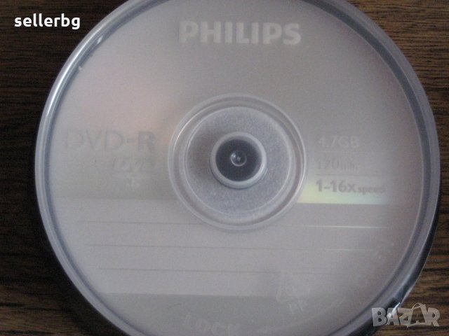 Дискове Philips за запис DVD -R, 4.7 Gb, 120 min, 1-16x, снимка 4 - Други - 27498628