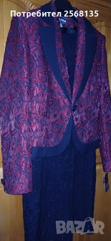 Изискан Костюм-САКО+РОКЛЯ на YASHA Fashion-стил и красота!НОВ!№46, снимка 5 - Костюми - 43022834