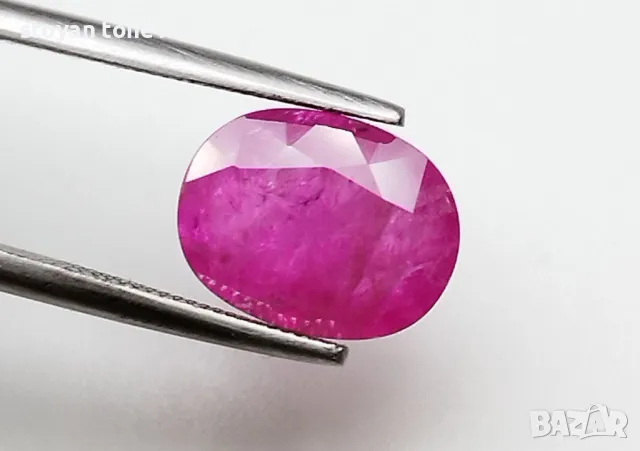 Естествен рубин от Мианмар с класическа красота 2.60кт.! Сертифициран! Нов!, снимка 6 - Други - 50426532