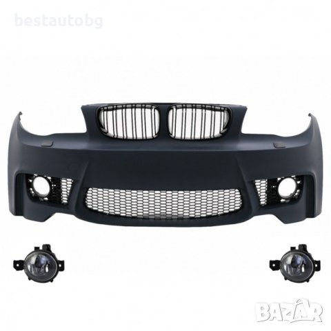 Предна M1 броня за BMW E87/E88 E81/E82 (04-13) с бъбреци и халогени