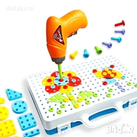 Конструктор - 3D мозайка с винтоверт, снимка 4 - Конструктори - 52283471