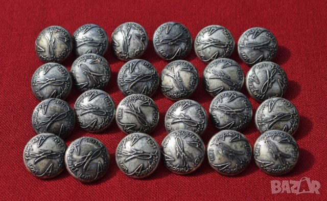Van Avendonck дамски метални копчета 24 бр - 1,7 см, снимка 2 - Други - 26705414