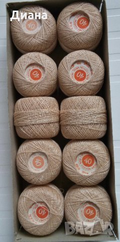 Български конци за плетене и ибришими-100 % памук