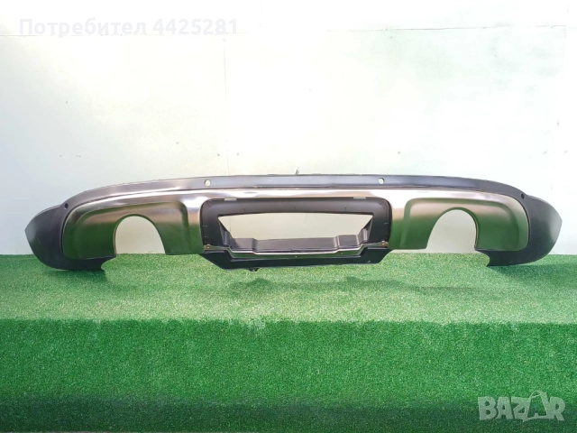 спойлер с дифузьор задна броня Audi Q5 Allroad 2012-2016 г. #1039V