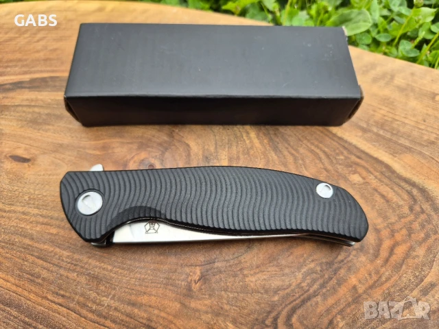 Сгъваем нож SHIROGOROV,стомана D2,SH202, снимка 3 - Ножове - 51053029