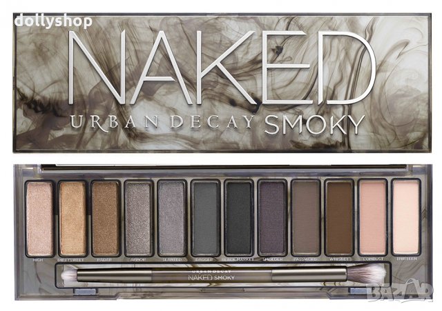 Urban Decay Naked Smoky палитра сенки за очи, снимка 2 - Декоративна козметика - 28312297