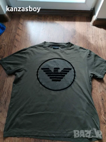 emporio armani - страхотна мъжка тениска ХЛ, снимка 6 - Тениски - 50463616