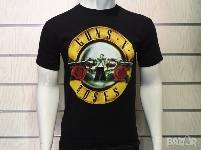 Нова мъжка тениска с логото на музикалната група Guns N'Roses, снимка 7 - Тениски - 32953652