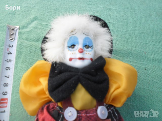 Немска порцеланова кукла клоун, снимка 2 - Кукли - 35011538
