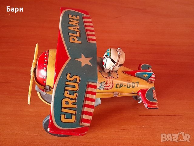 Стара рядка играчка ЦИРКОВ САМОЛЕТ CP-007-Япония, снимка 3 - Колекции - 43483917
