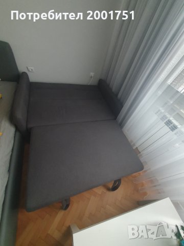 Разтегателен диван,размери:Д: 145 см. Ш: 98 см. В: 79 см., снимка 2 - Дивани и мека мебел - 43361684