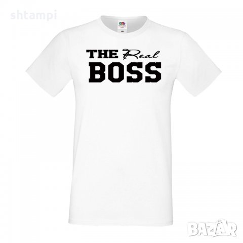 Мъжка тениска The Real BOSS, снимка 2 - Тениски - 33224252