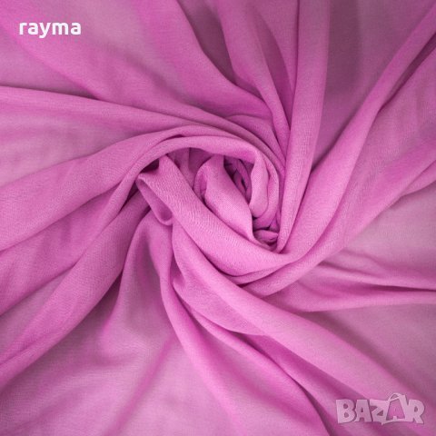 -70% Плат италиански памучен розов шифон, снимка 3 - Рокли - 28956829