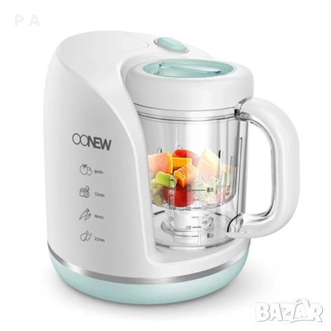 Уред за приготвяне на бебешка храна на пара 4 в 1