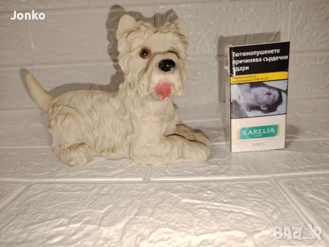  Статуетка куче полирезин , снимка 14 - Статуетки - 53170557